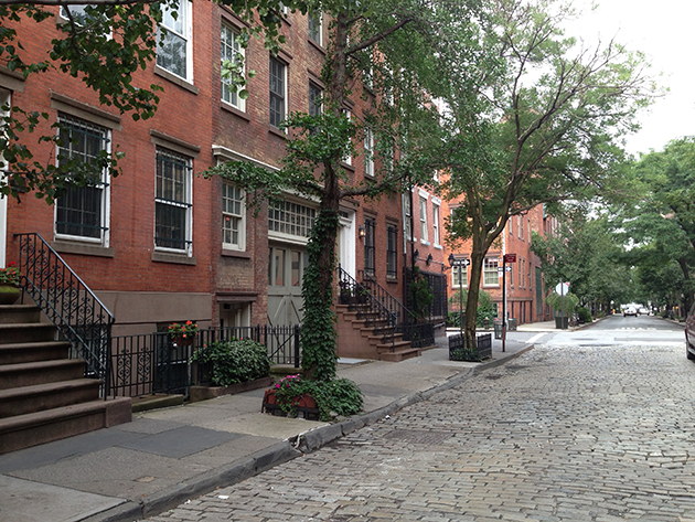 Greenwich Village Cobblestone Street